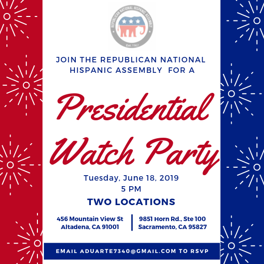 Nat’l Hispanic Assembly Presidential Watch Party