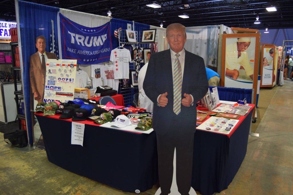 The Donald Trump cut out at the SCRP booth this year drew as much attention as the real deal! 