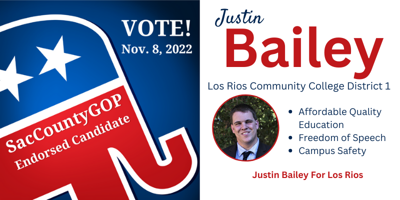 Justin Bailey for Los Rios Community College District 1