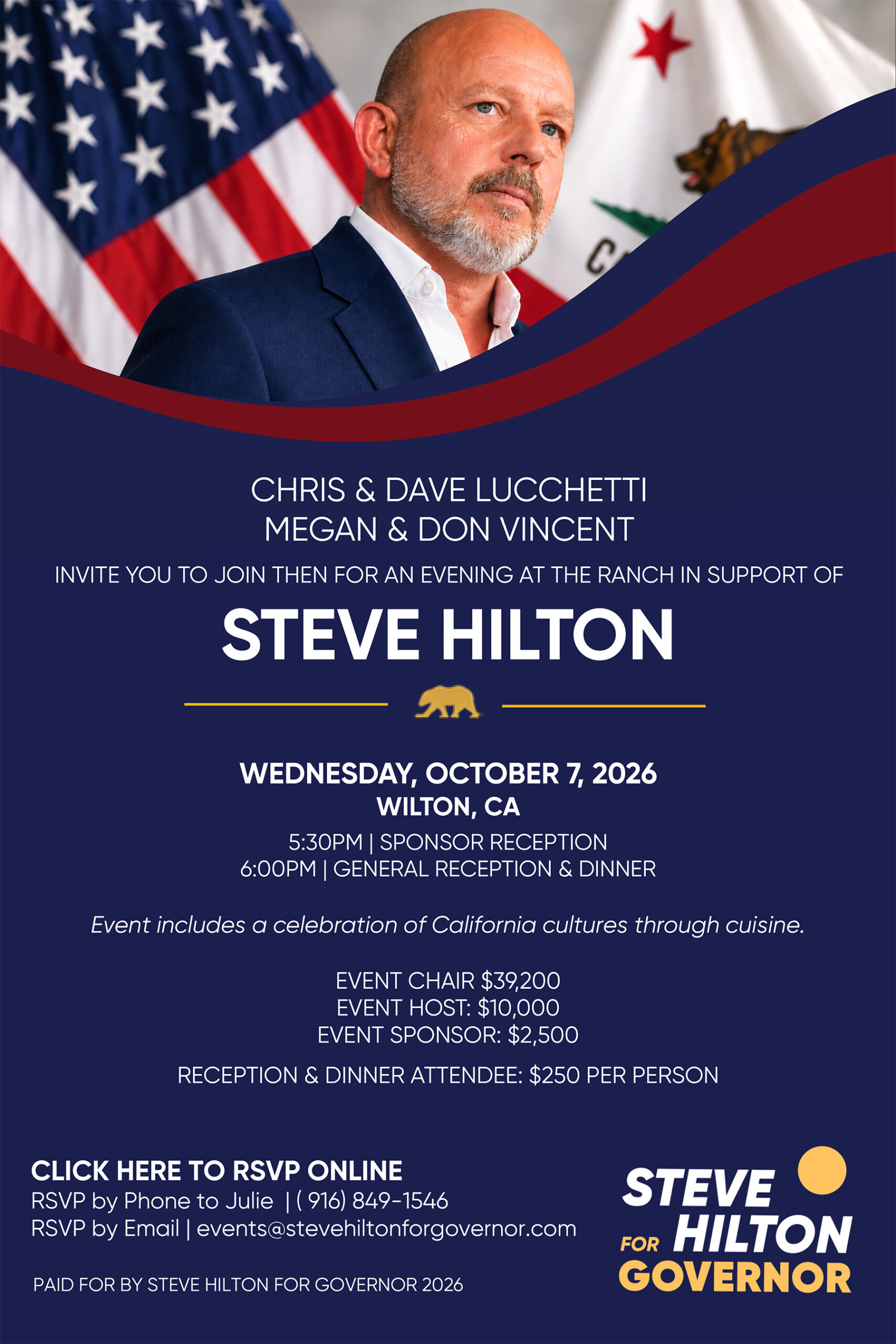 Long Hilton Wilton Reception 10-7-2026-1 Event Flyer Hilton Wilton Reception 10-7-2026-1