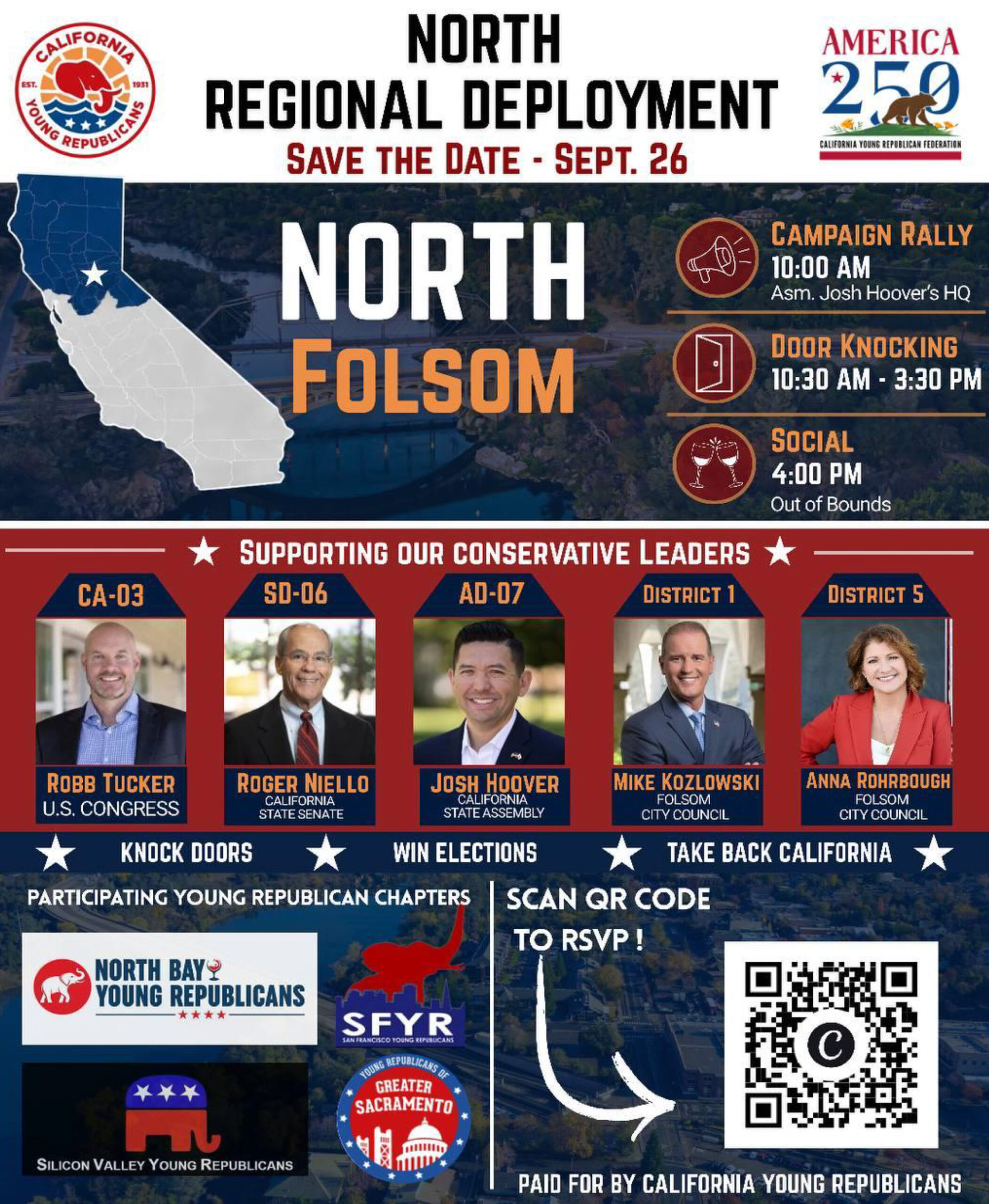 YR Get out the Vote Campaign Fundraiser for Mark Gregg